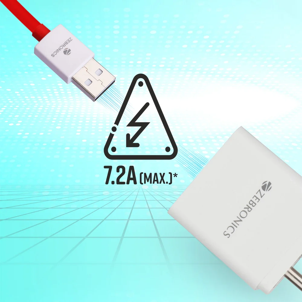 ZEBRONICS Type-C Charge & Sync Cable UC80P 80W view 4